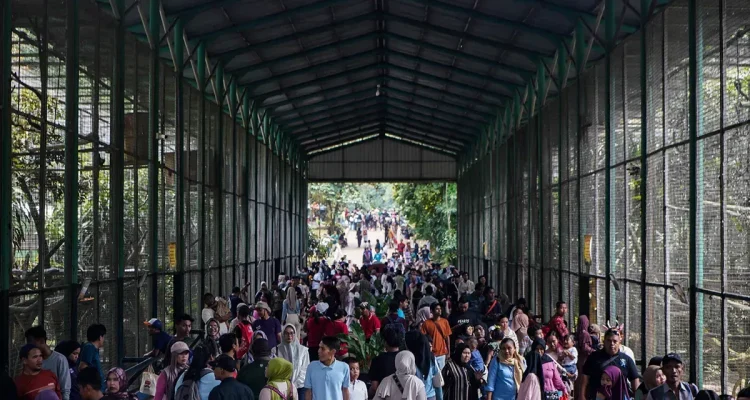 Ragunan Pecahkan Rekor Pengunjung Saat HUT ke-499 Jakarta