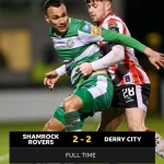 Shamrock Rovers Sengit, Berhasil Menahan Derry City