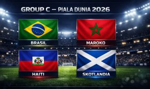 Skotlandia Ungguli Maroko dan Brasil di Klasemen Grup C Piala Dunia 2026