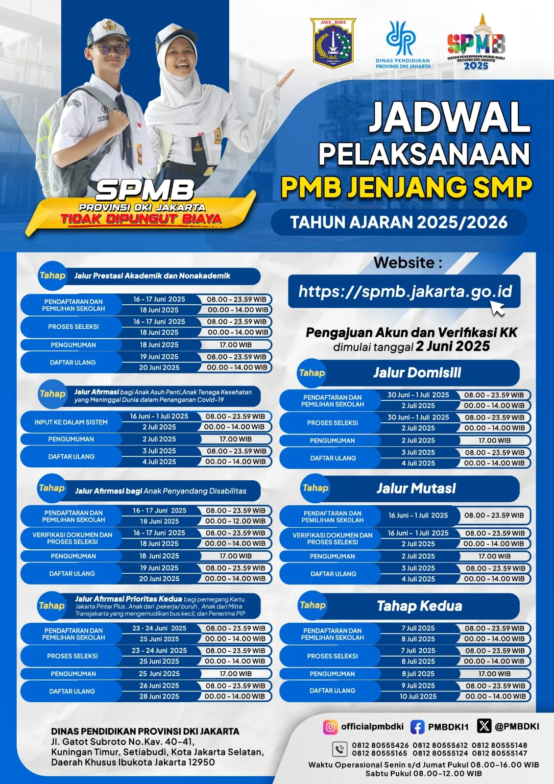 SPMB Jakarta 2026: Pendaftaran Dibuka, Cek Syarat dan Jadwalnya