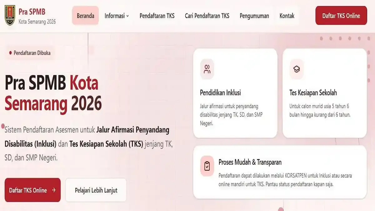 SPMB Kota Semarang 2026: Syarat, Jadwal, dan Cara Pendaftaran