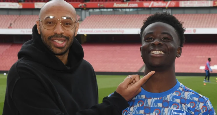 Thierry Henry Dukung Karir Bukayo Saka Lewat Dokumenter Baru