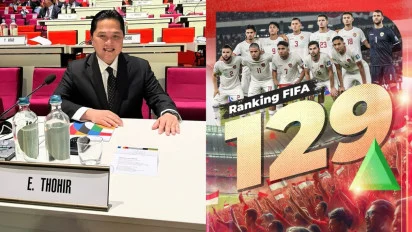 Timnas Indonesia Naik Peringkat, Erick Thohir Beri Peringatan