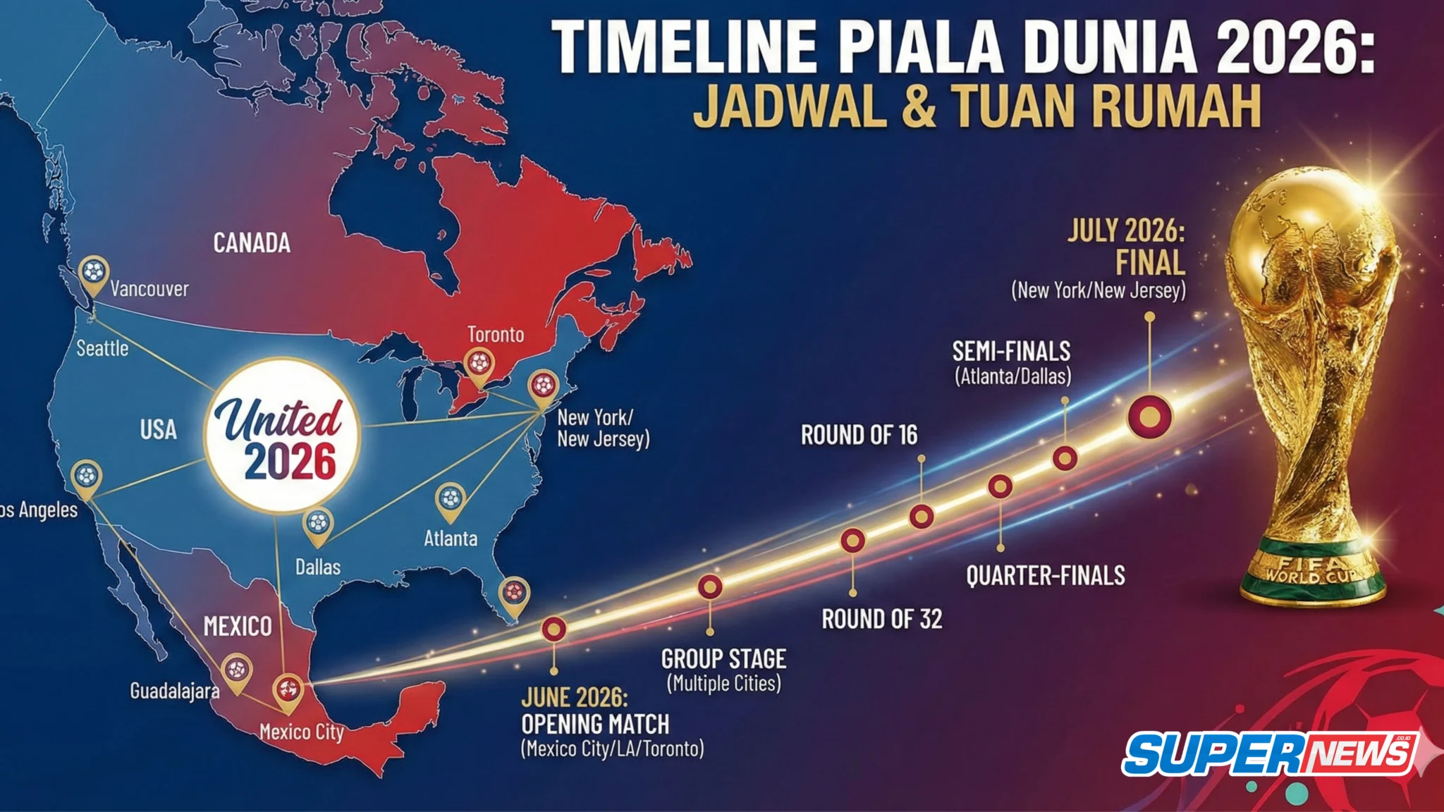 TV Online dan Berita Terbaru: Piala Dunia 2026 dan Teknologi Terkini