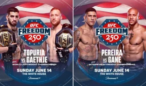 UFC Freedom 250 di Gedung Putih: Pertarungan Bergengsi dan Kontroversial