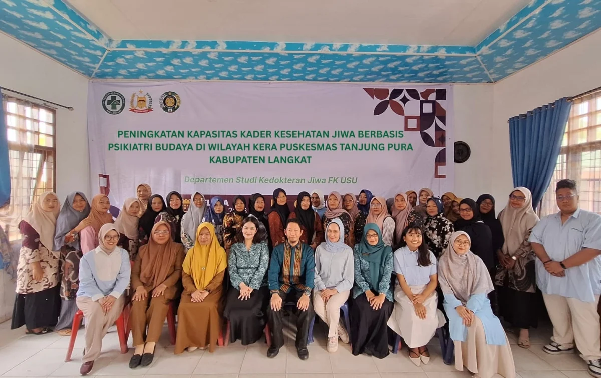 Universitas Sumatera Utara Perkuat Kapasitas Kader Kesehatan Jiwa Berbasis Psikiatri Budaya