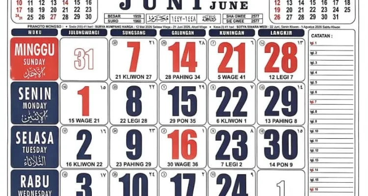 29 Juni: Mengenal Hari Penting di Tahun 2026