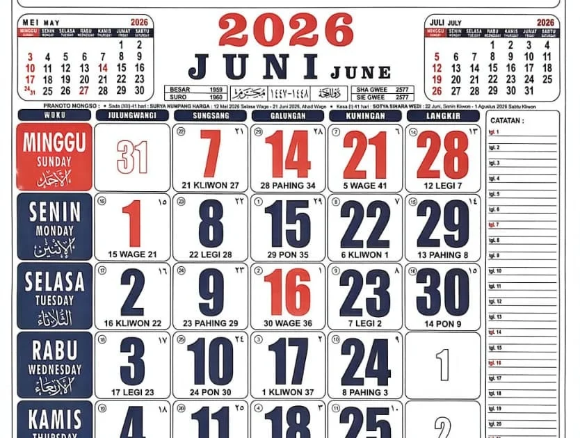 29 Juni: Mengenal Hari Penting di Tahun 2026