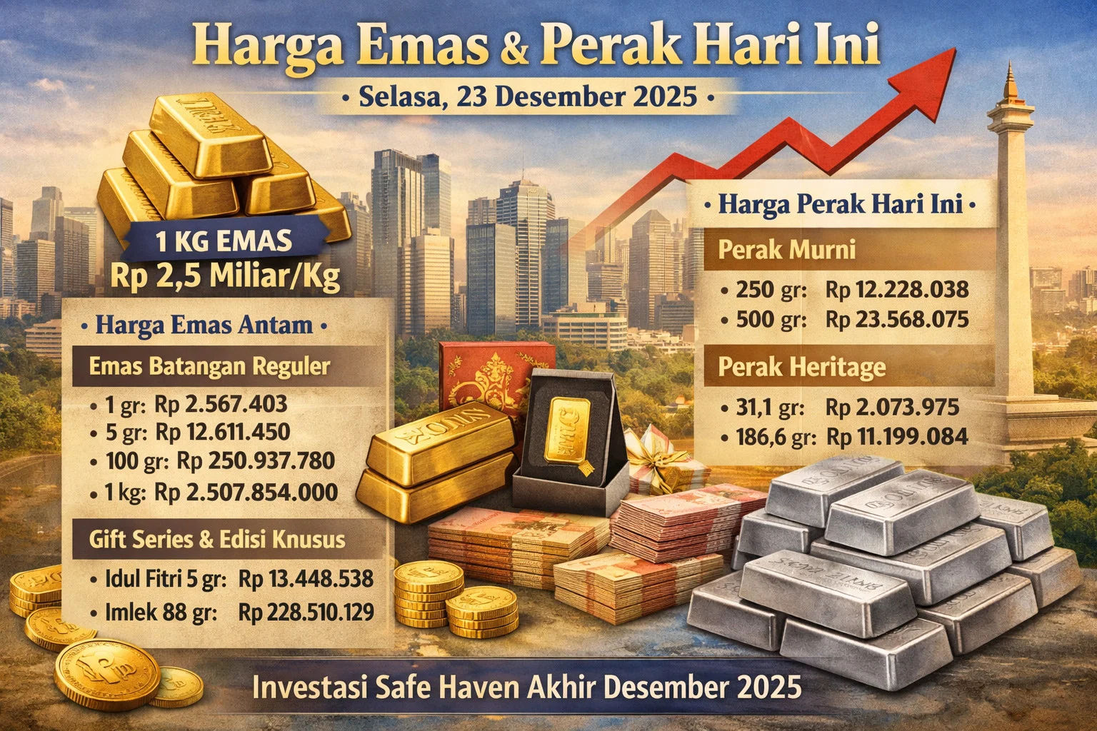 74 Kg Emas Berapa Rupiah? Ini Jawabannya!
