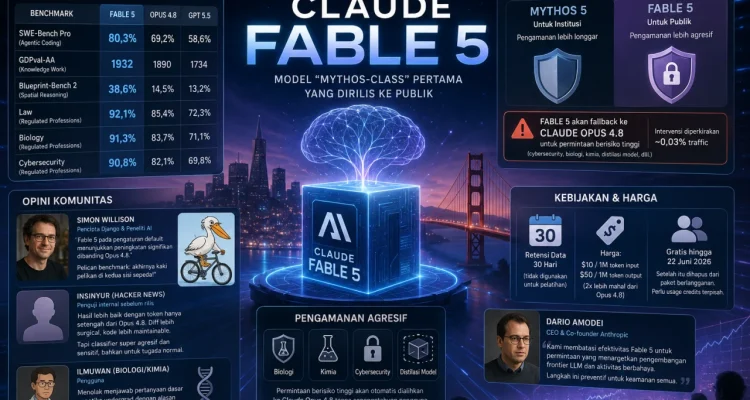 Anthropic Luncurkan Claude Opus 5, Model AI Baru yang Lebih Unggul dari Fable 5