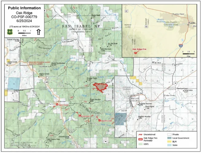 Aspen Acres Fire Melanda Pueblo County, Sementara Shakira dan Blue Bell Hadirkan Kabar Baik
