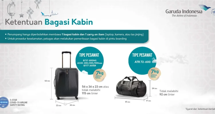 Aturan Baru Bagasi Garuda Indonesia: Penumpang Bisa Dapat Jatah hingga 64 Kg
