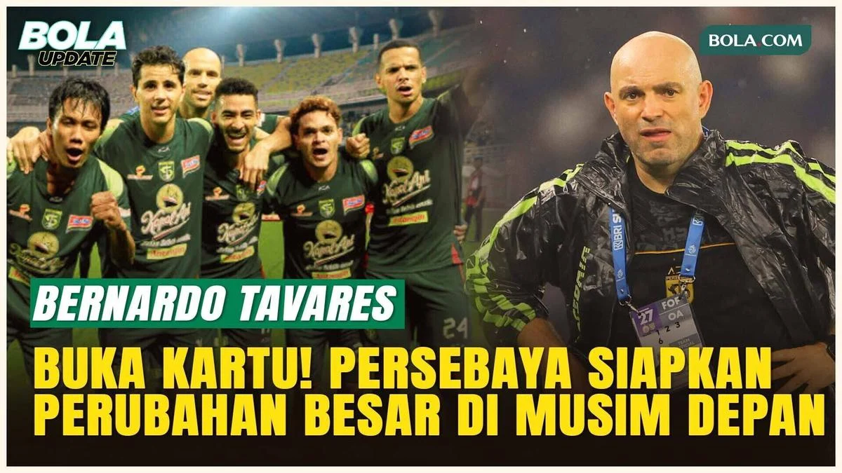 Bernardo Tavares: Persebaya Surabaya Butuh Kerja Keras untuk Membangun Tim Kuat