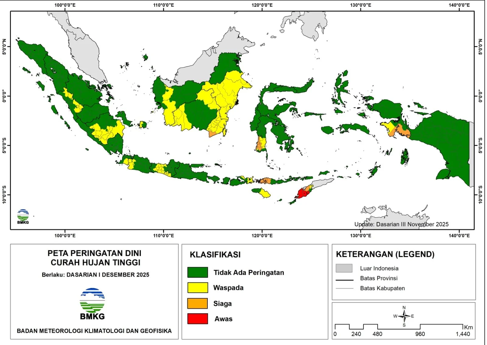 BMKG Imbau Masyarakat Waspada Terhadap Hujan dan Kekeringan di Berbagai Wilayah Indonesia