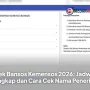 Cek Bansos Juli 2026: Jadwal Penyaluran, Besaran Dana, dan Cara Cek Penerima