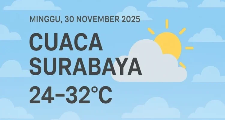 Cuaca Hari Ini: Suhu di Surabaya Capai 32 Derajat, Tips Menggunakan Air Fryer untuk Pemula
