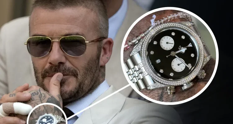 David Beckham Tampil Elegan dengan Jam Tangan di Wimbledon 2026