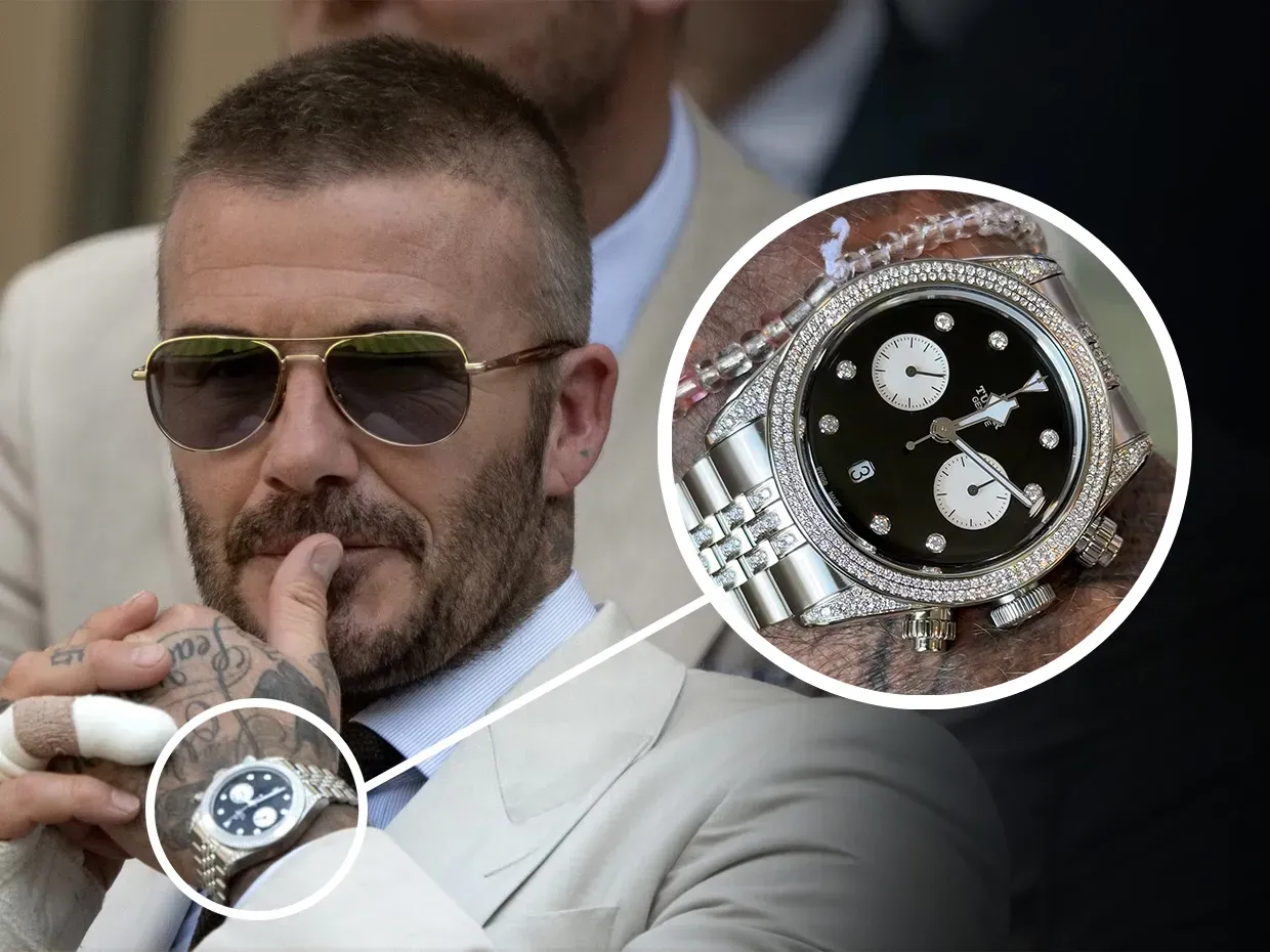 David Beckham Tampil Elegan dengan Jam Tangan di Wimbledon 2026