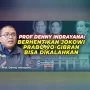 Denny Indrayana Desak Prabowo Pecat Gibran,Ini Dampaknya