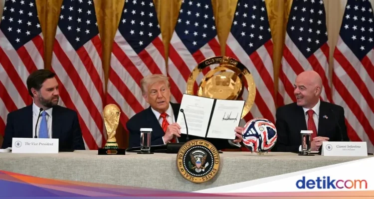 Donald Trump Hadir di Final Piala Dunia, Spanyol Menang Atas Argentina