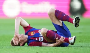 Frenkie de Jong Cedera, Barcelona Hadapi Tantangan Besar di Awal Musim