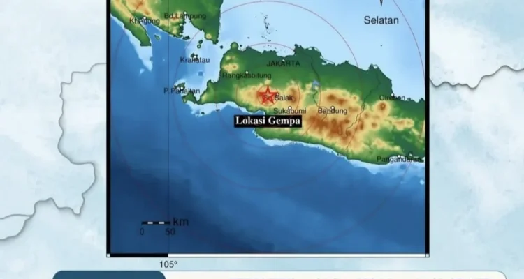 Gempa Bumi Tektonik Guncang Sukabumi, Getaran Terasa Hingga Cimahi dan Lembang