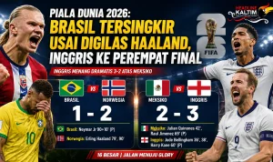 Inggris Menang Dramatis 3-2 atas Meksiko di Piala Dunia 2026
