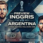 Inggris vs Argentina di Semifinal Piala Dunia 2026: Sejarah, Statistik, dan Prediksi
