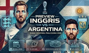 Inggris vs Argentina di Semifinal Piala Dunia 2026: Sejarah, Statistik, dan Prediksi