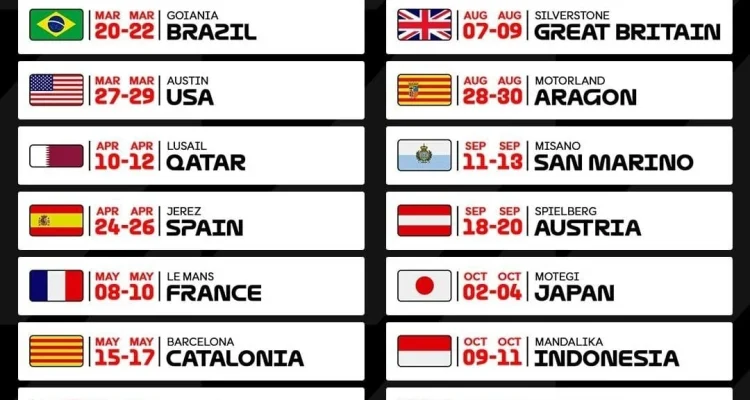 Jadwal MotoGP 2026 Belum Dirilis, Sementara Persib Bandung Siap Menghadapi Piala Presiden 2026