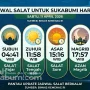 Jadwal Salat Terkini untuk Berbagai Wilayah di Indonesia