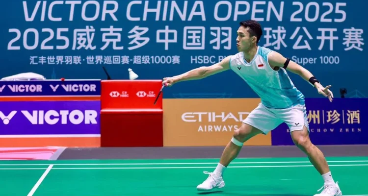 Jonatan Christie Tunjukkan Kekuatan di China Open 2026, Melangkah ke Perempat Final