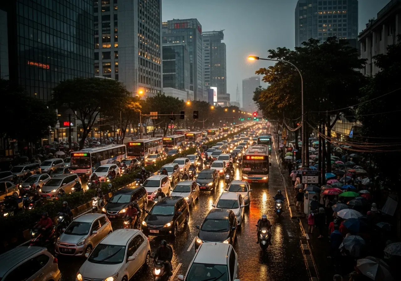 Kemacetan Jakarta dan Fenomena Alam: Bagaimana Musim Bediding Mempengaruhi Kehidupan Sehari-Hari