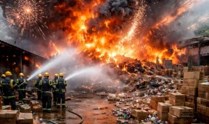 Ledakan Dahsyat Mengguncang Berbagai Lokasi, Dari Kebakaran Pasar Hingga Insiden di Proyek PLTA