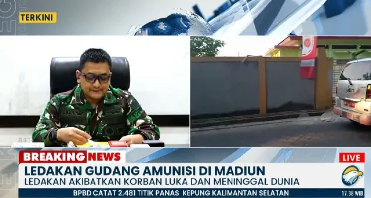 Ledakan Gudang Amunisi Madiun: 1 Prajurit TNI Gugur, 6 Lainnya Luka