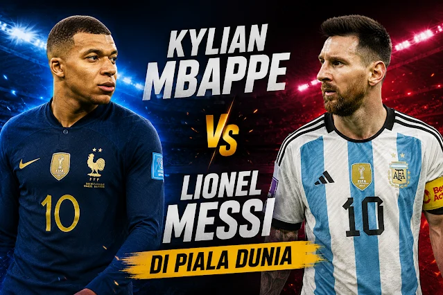 Mbappe Salip Messi di Puncak Top Skor Piala Dunia 2026