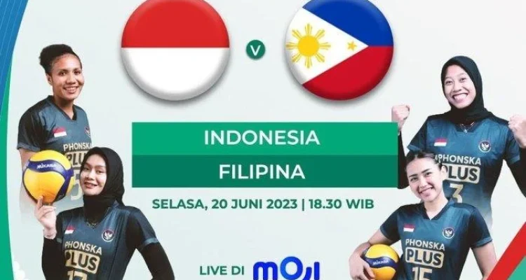 Moji TV Hadirkan Siaran Langsung Pertandingan Voli Indonesia vs Kamboja di SEA V Cup 2026