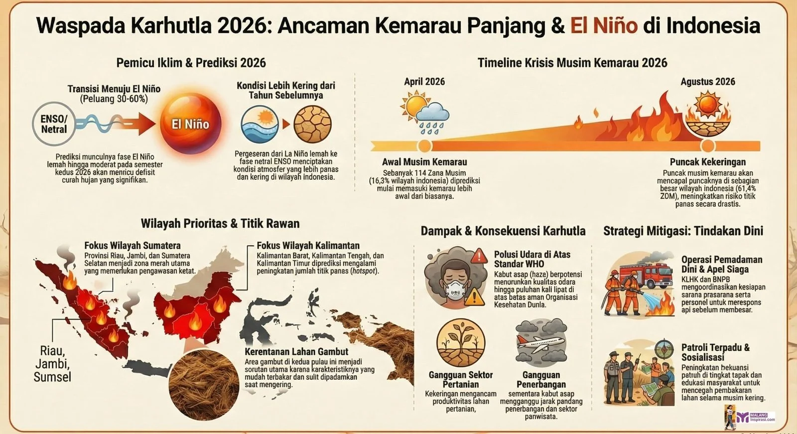 Musim Kemarau Meluas: Ancaman Karhutla dan Dampaknya pada Kesehatan
