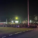 Nobar Bola Gembira, Warga dan Polri Bersatu dalam Semangat Kemitraan