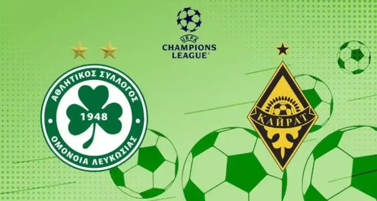 Omonia Nicosia vs Kairat Almaty: Prediksi dan Head-to-Head di Liga Champions UEFA