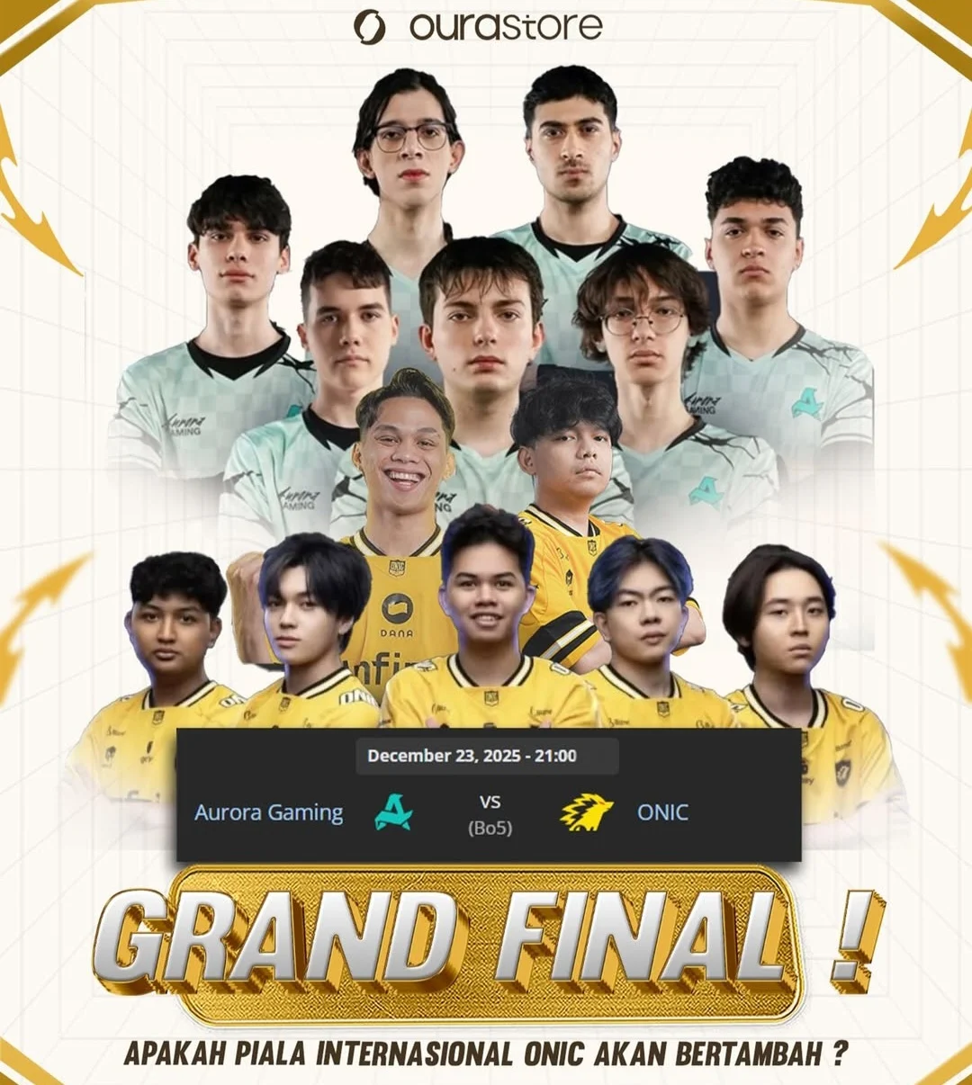 Onic Esports Siap Tantang Aurora Gaming di EWC 2026, Simak Jadwalnya