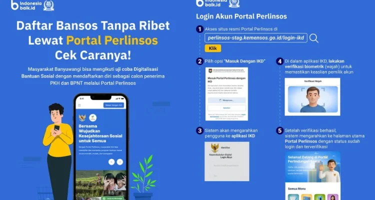 Pemerintah Luncurkan Portal Perlinsos untuk Mempermudah Pendaftaran Bansos