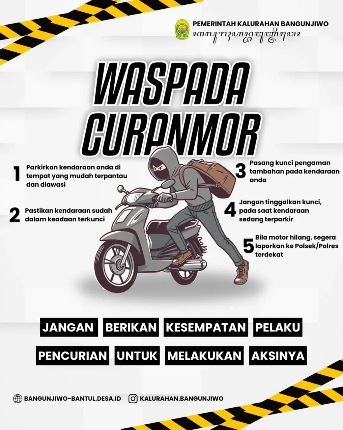 Pencurian Melanda Negeri: Dari Motor hingga Ompreng, Apa yang Terjadi?