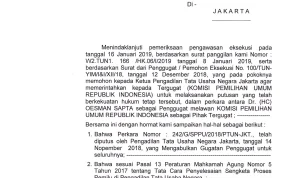 Pengadilan Tata Usaha Negara Jakarta Mengabulkan Gugatan Pegawai Kementerian HAM