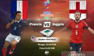 Perebutan Tempat Ketiga Piala Dunia 2026: Prancis vs Inggris