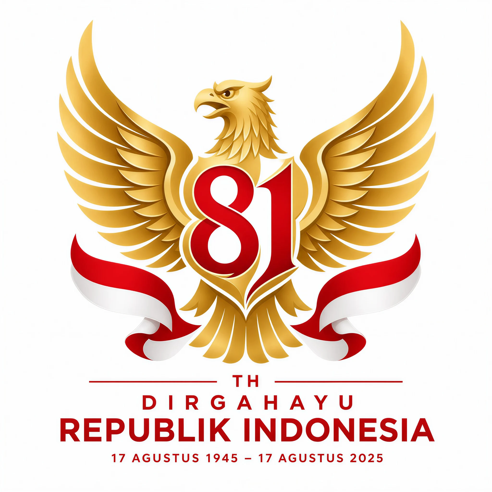 Peringatan HUT RI Ke-81: Pemerintah Luncurkan Logo Resmi dan Seruan Mengibarkan Bendera Merah Putih