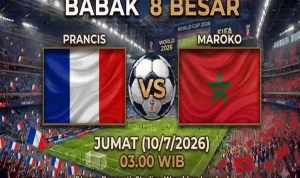 Pertandingan Besar di Piala Dunia: Prancis vs Maroko