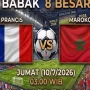 Pertandingan Besar di Piala Dunia: Prancis vs Maroko
