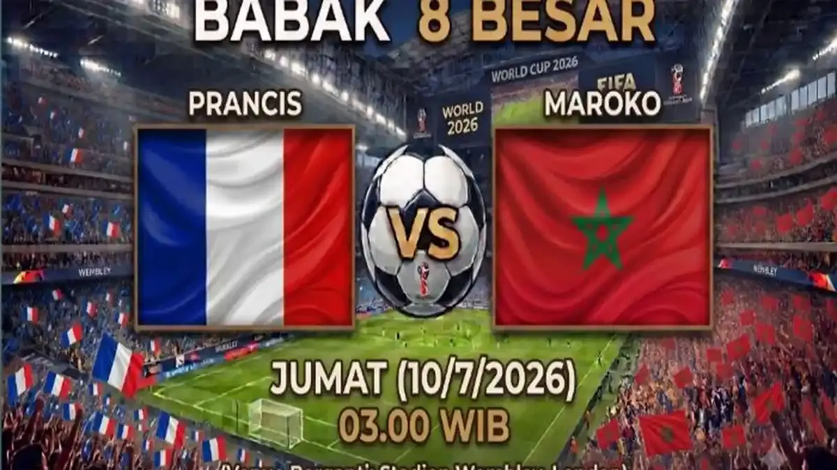 Pertandingan Besar di Piala Dunia: Prancis vs Maroko