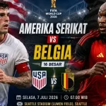 Pertandingan Dramatis di Piala Dunia 2026: Belgia Mengalahkan Amerika Serikat dengan Skor 4-1